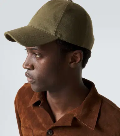 Saint Laurent Cassandre denim baseball cap | Thumbnail 3
