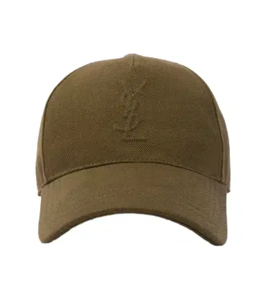 Saint Laurent Cassandre denim baseball cap | Thumbnail 1