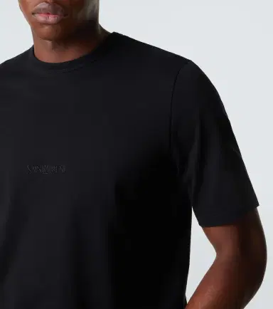 Saint Laurent Logo cotton jersey T-shirt | Thumbnail 4