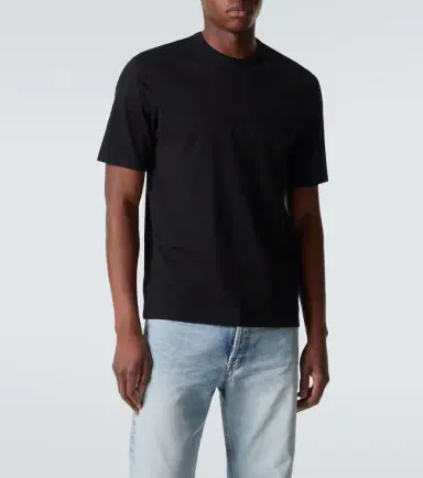 Saint Laurent Logo cotton jersey T-shirt | Thumbnail 6