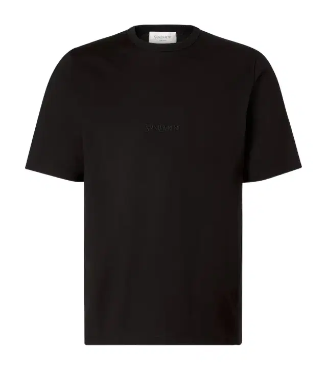 Saint Laurent Logo cotton jersey T-shirt