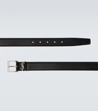 Saint Laurent Cassandre leather belt | Thumbnail 2