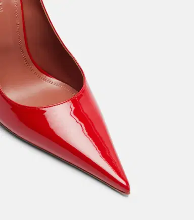 Amina Muaddi Barbara patent leather pumps | Thumbnail 2