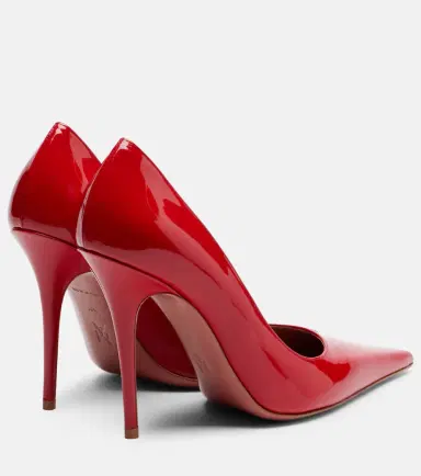 Amina Muaddi Barbara patent leather pumps | Thumbnail 3