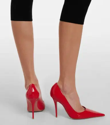 Amina Muaddi Barbara patent leather pumps | Thumbnail 6