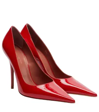 Amina Muaddi Barbara patent leather pumps | Thumbnail 1