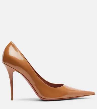 Amina Muaddi Barbara patent leather pumps | Thumbnail 3
