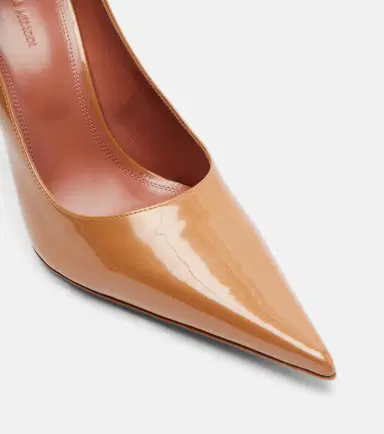 Amina Muaddi Barbara patent leather pumps | Thumbnail 4