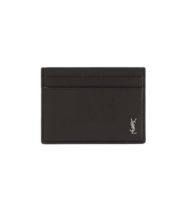 Saint Laurent Cassandre leather card holder