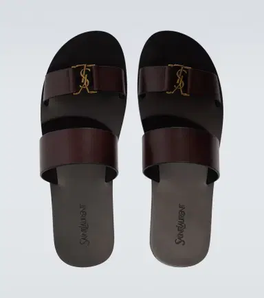 Saint Laurent Babylone leather sandals | Thumbnail 3 Saint Laurent Babylone leather sandals | Thumbnail 3