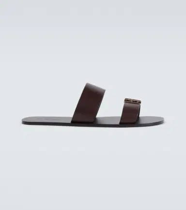 Saint Laurent Babylone leather sandals | Thumbnail 4 Saint Laurent Babylone leather sandals | Thumbnail 4
