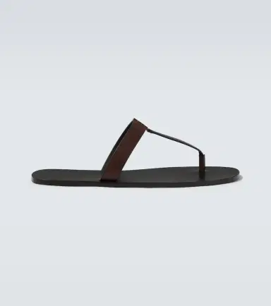 Saint Laurent Cassandre leather thong sandals | Thumbnail 5 Saint Laurent Cassandre leather thong sandals | Thumbnail 5
