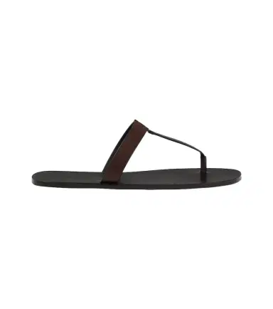 Saint Laurent Cassandre leather thong sandals | Thumbnail 1 Saint Laurent Cassandre leather thong sandals | Thumbnail 1