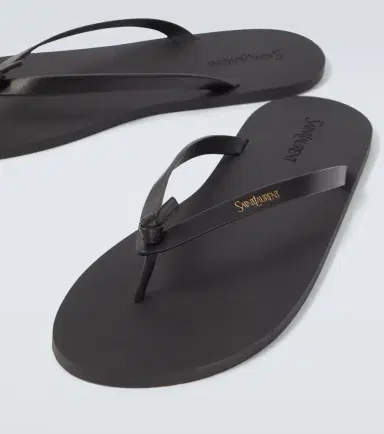 Saint Laurent Leather thong sandals | Thumbnail 4 Saint Laurent Leather thong sandals | Thumbnail 4