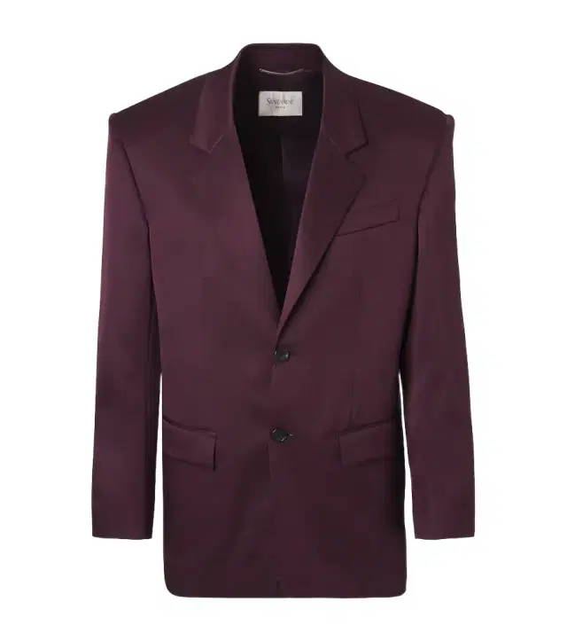 Saint Laurent Silk satin suit jacket