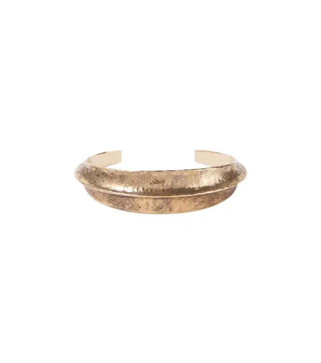 Saint Laurent Ridge cuff bracelet