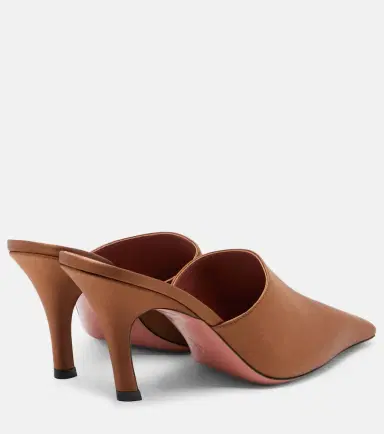 Amina Muaddi Jamie leather mules | Thumbnail 3