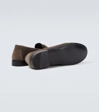 Saint Laurent Le Loafer suede penny loafers | Thumbnail 2 Saint Laurent Le Loafer suede penny loafers | Thumbnail 2