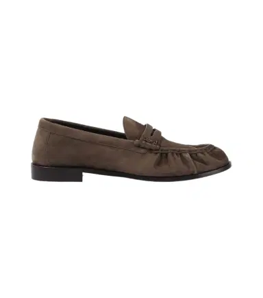 Saint Laurent Le Loafer suede penny loafers | Thumbnail 1 Saint Laurent Le Loafer suede penny loafers | Thumbnail 1