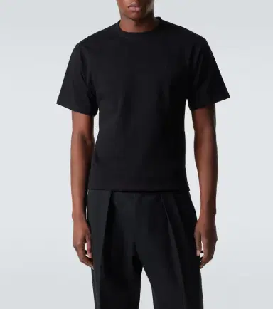 Saint Laurent Cropped cotton jersey T-shirt | Thumbnail 4