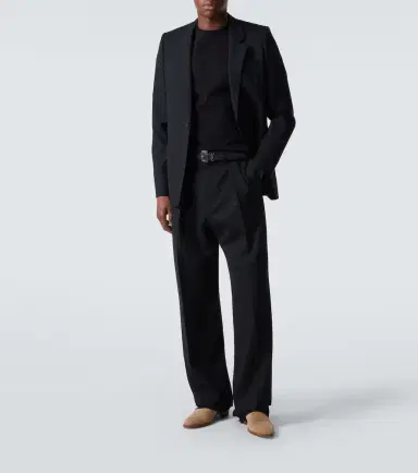 Saint Laurent Cropped cotton jersey T-shirt | Thumbnail 5