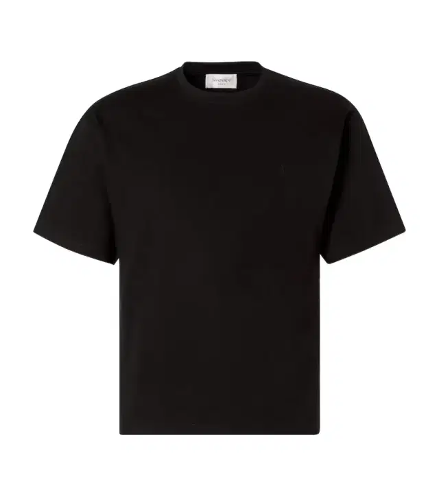 Cropped cotton jersey T-shirt