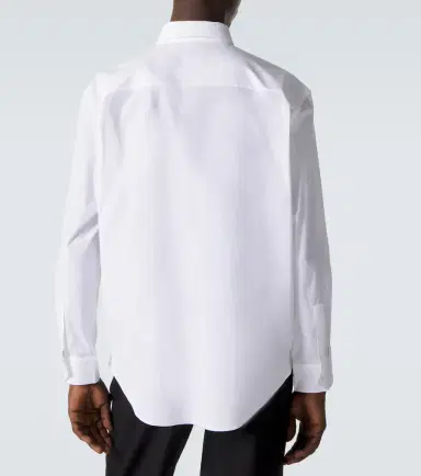 Saint Laurent Cassandre cotton-blend poplin shirt | Thumbnail 5 Saint Laurent Cassandre cotton-blend poplin shirt | Thumbnail 5