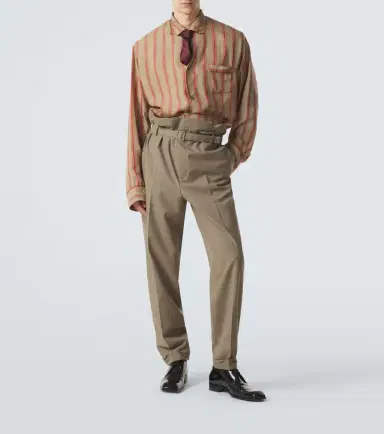 Saint Laurent Striped twill shirt | Thumbnail 2