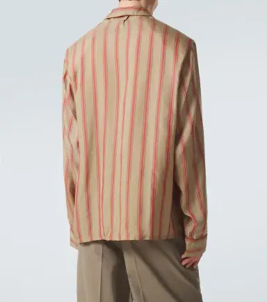 Saint Laurent Striped twill shirt | Thumbnail 3