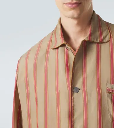 Saint Laurent Striped twill shirt | Thumbnail 5
