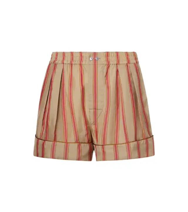 Saint Laurent Striped twill shorts