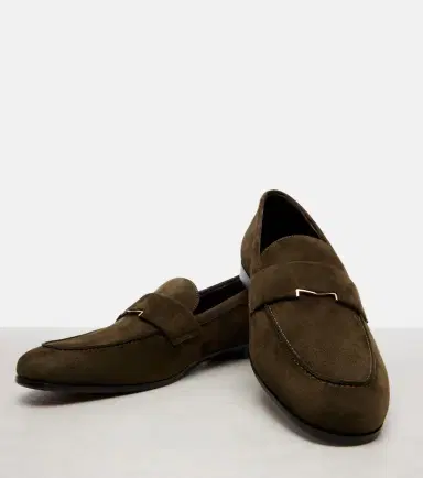 Max Mara Embellished suede loafers | Thumbnail 2
