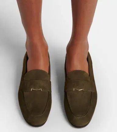 Max Mara Embellished suede loafers | Thumbnail 6