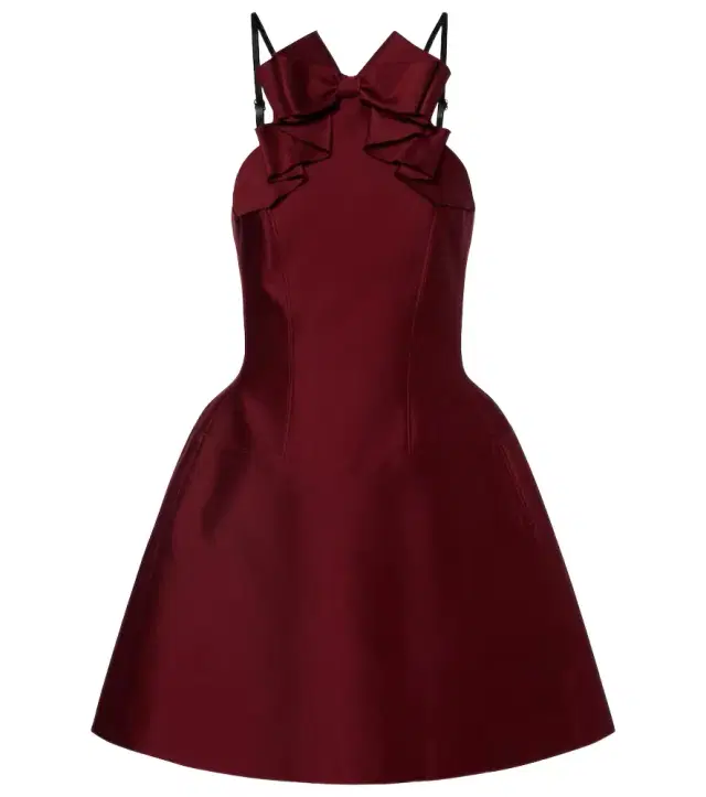 Shushu/Tong Bow-detail minidress