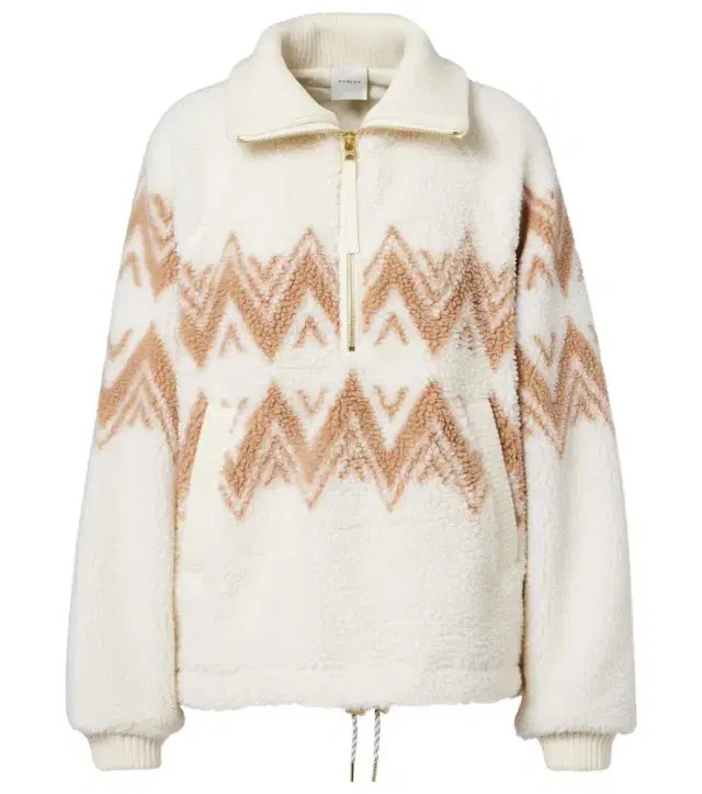Varley Hendrik jacquard teddy jacket