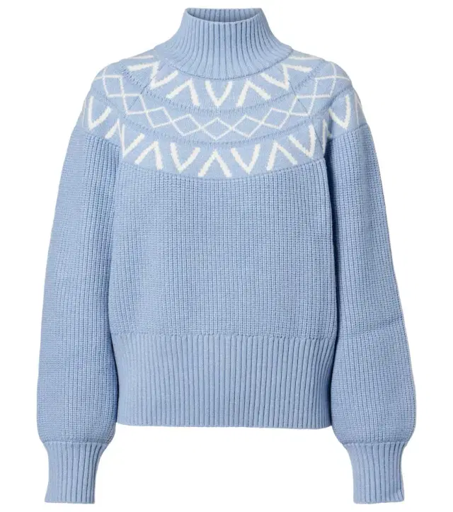 Varley Marcie ribbed-knit turtleneck sweater