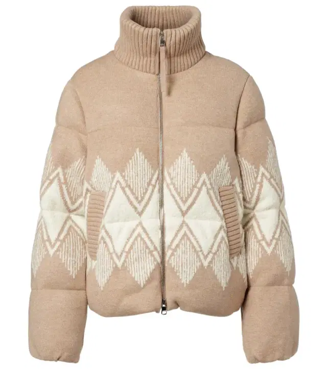 Varley Belinda knitted puffer jacket