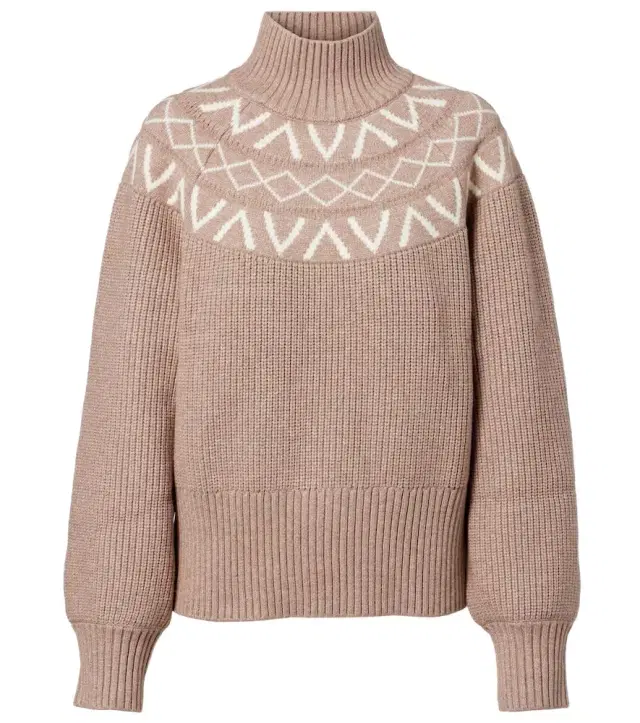 Varley Marcie ribbed-knit turtleneck sweater