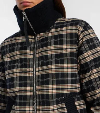 Varley Bryony checked flannel puffer jacket | Thumbnail 3 Varley Bryony checked flannel puffer jacket | Thumbnail 3