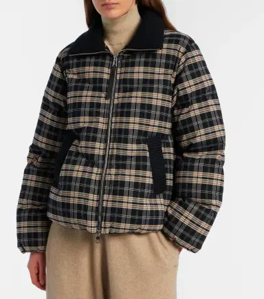 Varley Bryony checked flannel puffer jacket | Thumbnail 5 Varley Bryony checked flannel puffer jacket | Thumbnail 5