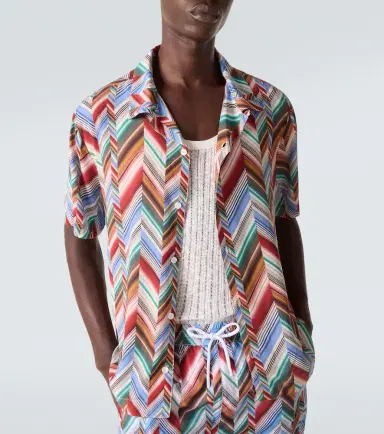 Missoni Zigzag bowling shirt | Thumbnail 4 Missoni Zigzag bowling shirt | Thumbnail 4