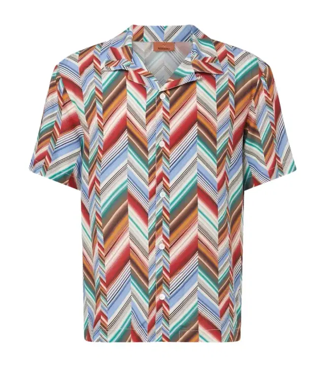 Zigzag bowling shirt