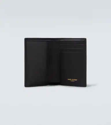 Saint Laurent Cassandre leather card holder | Thumbnail 3
