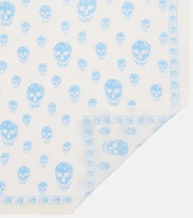 Alexander McQueen Skull silk scarf | Thumbnail 4 Alexander McQueen Skull silk scarf | Thumbnail 4