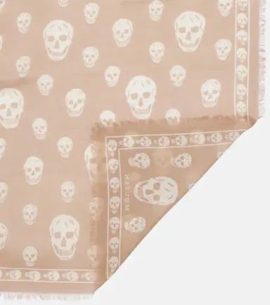 Alexander McQueen Skull silk scarf | Thumbnail 5 Alexander McQueen Skull silk scarf | Thumbnail 5