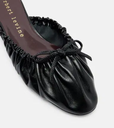 Herbert Levine Gather Around ruched leather mules | Thumbnail 3 Herbert Levine Gather Around ruched leather mules | Thumbnail 3