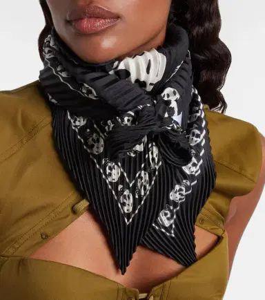 Alexander McQueen Skull silk scarf | Thumbnail 2