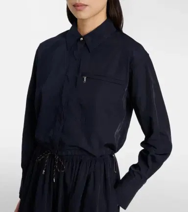 Veronica Beard Wilfred technical taffeta shirt | Thumbnail 6