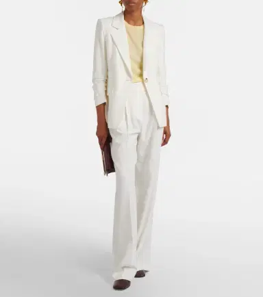 Veronica Beard Marbeau pleated wide-leg pants | Thumbnail 5 Veronica Beard Marbeau pleated wide-leg pants | Thumbnail 5