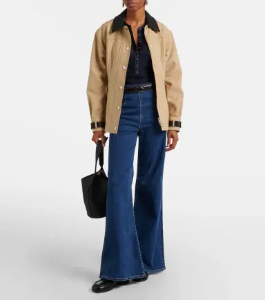 Veronica Beard Drexler ribbed-knit Henley shirt | Thumbnail 4 Veronica Beard Drexler ribbed-knit Henley shirt | Thumbnail 4